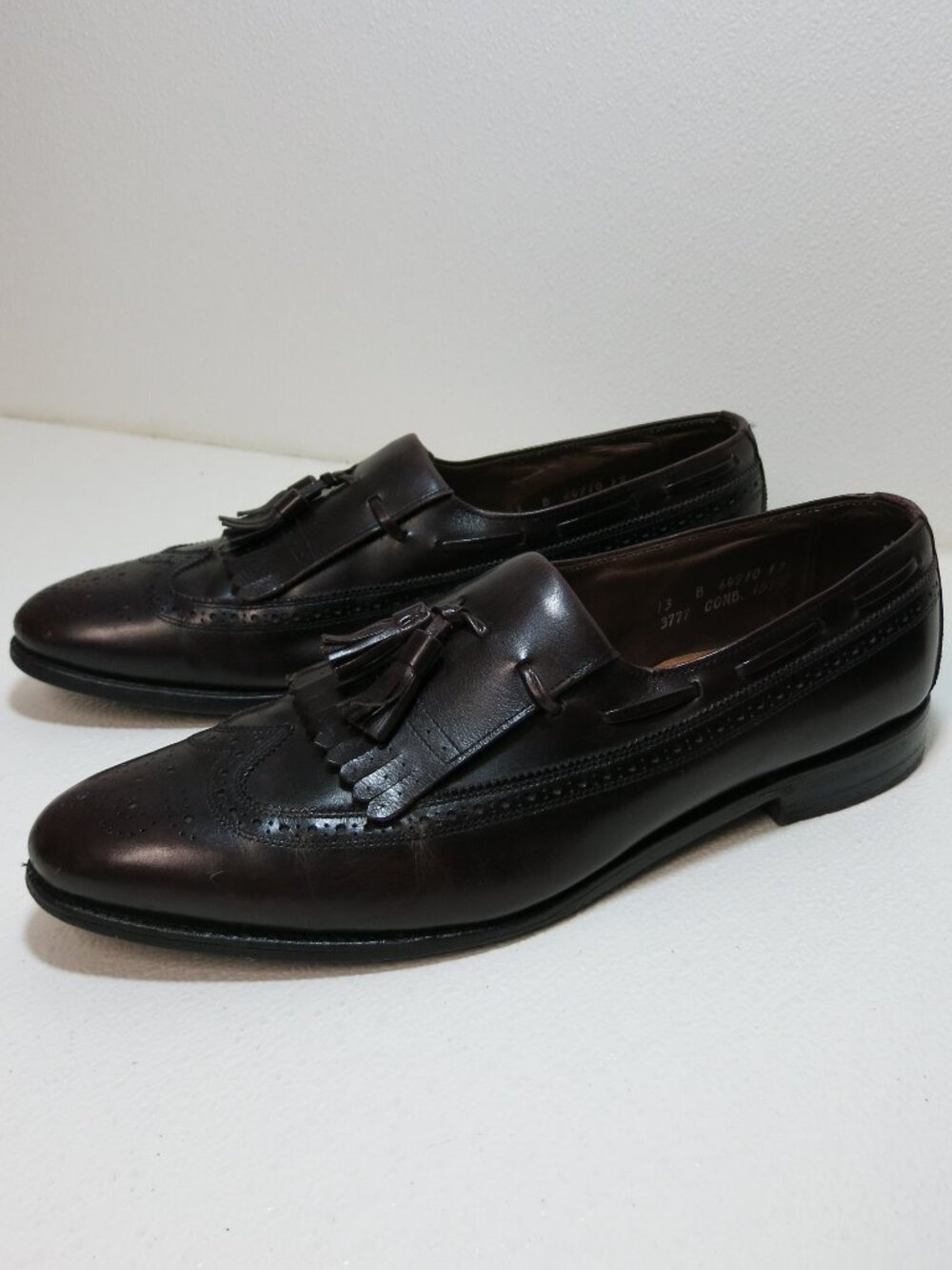 Allen Edmonds Arlington Leather Dress Kiltie Tassel Dress Loafers Men's Sz 13 B